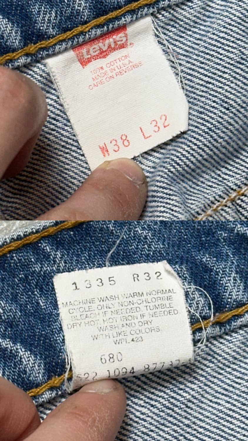 90's USA Made 리바이스 517 부츠컷 플레어진 상품이미지10