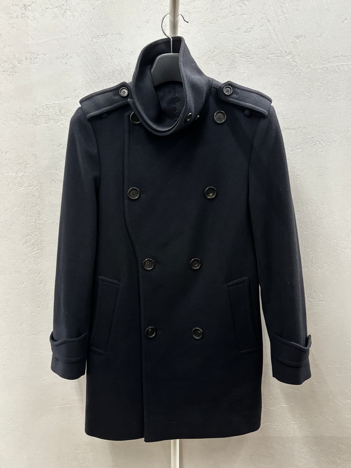 우영미 울 캐시미어 더블 코트 95 상품이미지2