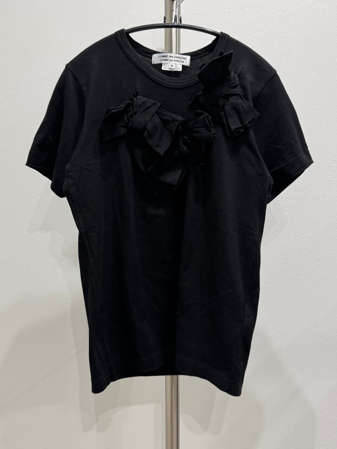 꼼데가르송 꼼꼼 14ss 리본 티셔츠 상품이미지1