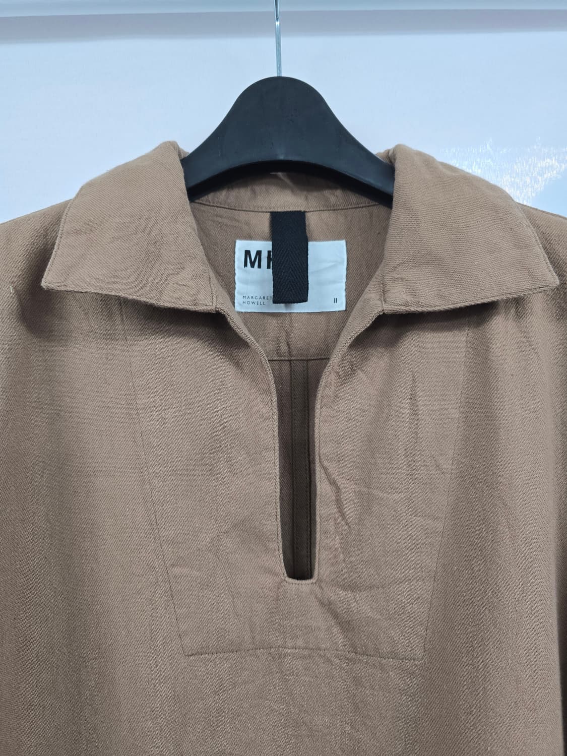 MHL 마가렛호웰 브라운 포켓 코튼 원피스 상품이미지2