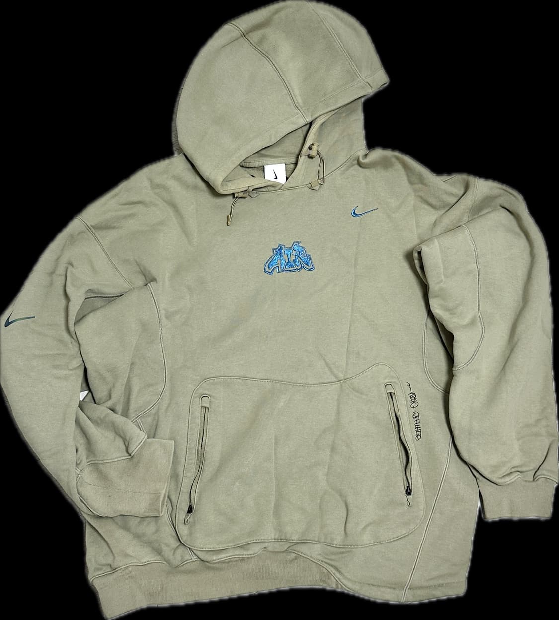 나이키 X 오프화이트 플리스 후드 상품이미지1