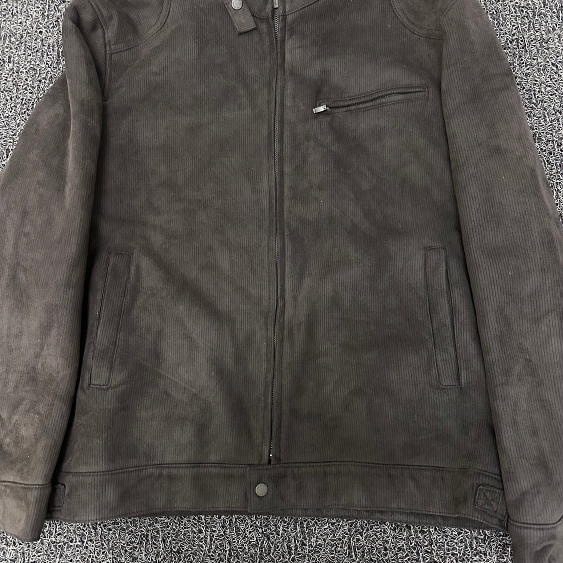 U2 BASIC JEANS 스웨이드 브라운 자켓 105(XL) 상품이미지3