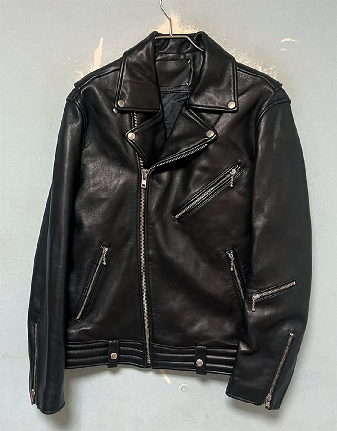 비바스튜디오 남자 천연가죽자켓 라이더 M 95 상품이미지1