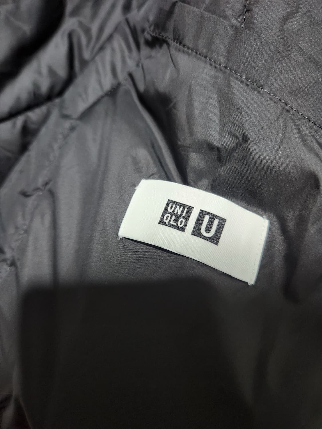 유니클로 U 퍼프테크 볼륨파카 다크그레이 S 상품이미지3