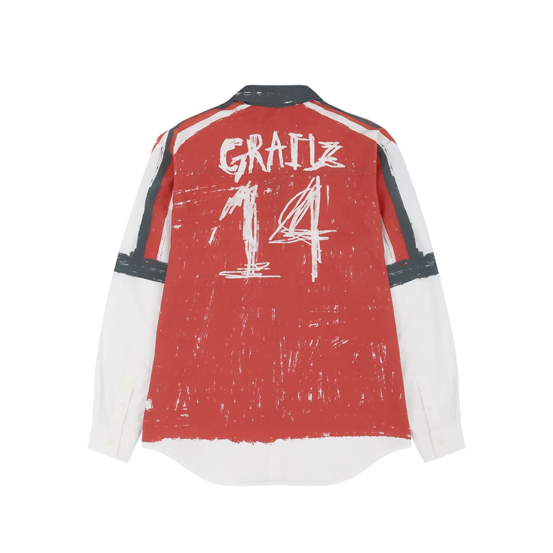 [OS] GRAILZ FOOTBALL ILLUSION SHIRT RED 상품이미지2