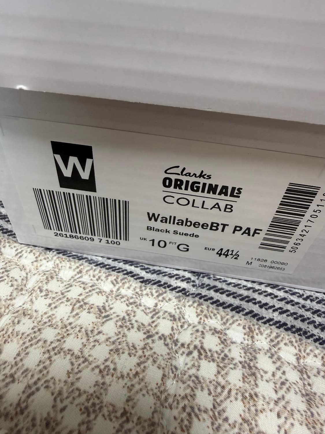 [285,uk10] 포스트아카이브팩션 클락스 왈라비 블랙 상품이미지2