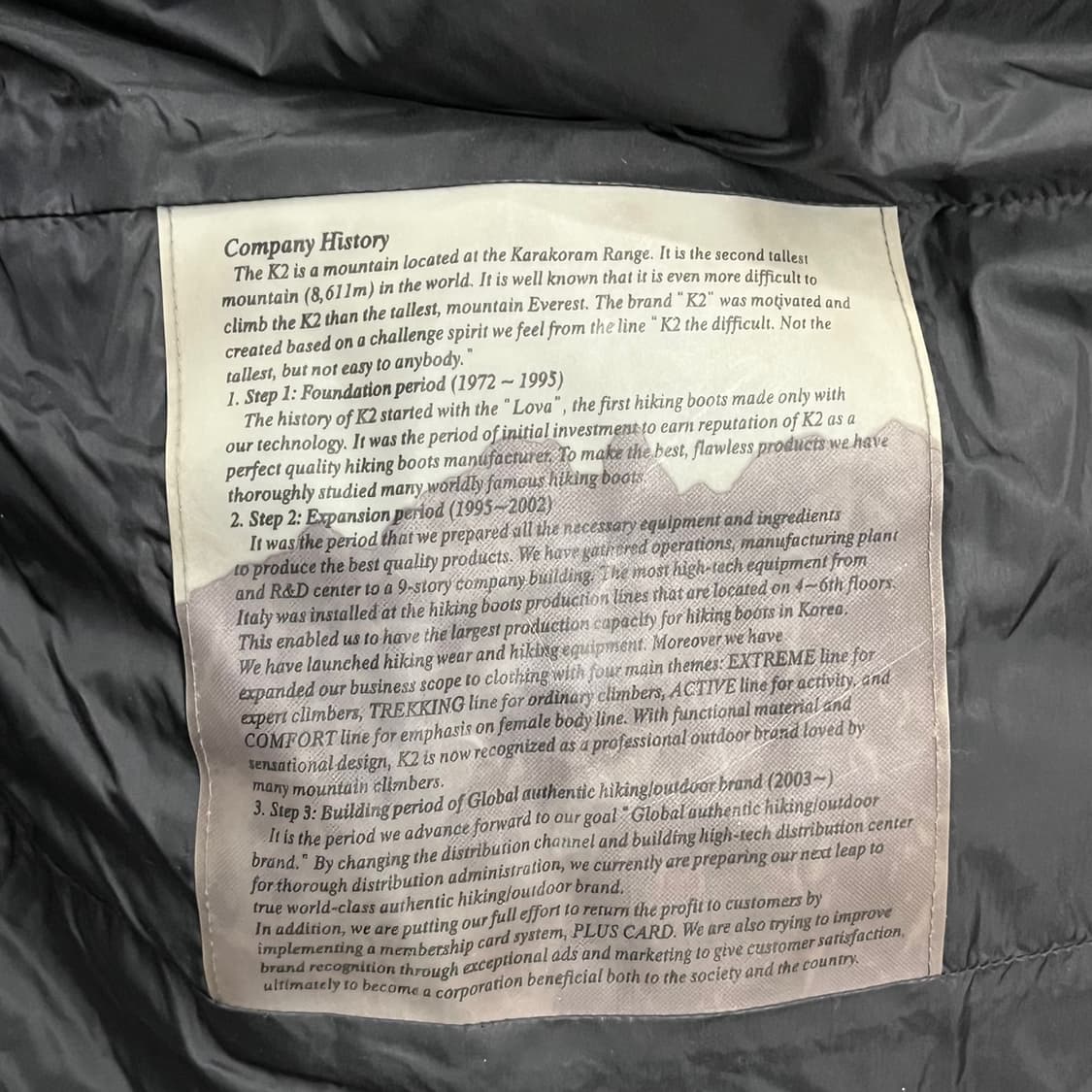 [정품/90] K2 알파인 팀 블랙 패딩 점퍼 b17 상품이미지6