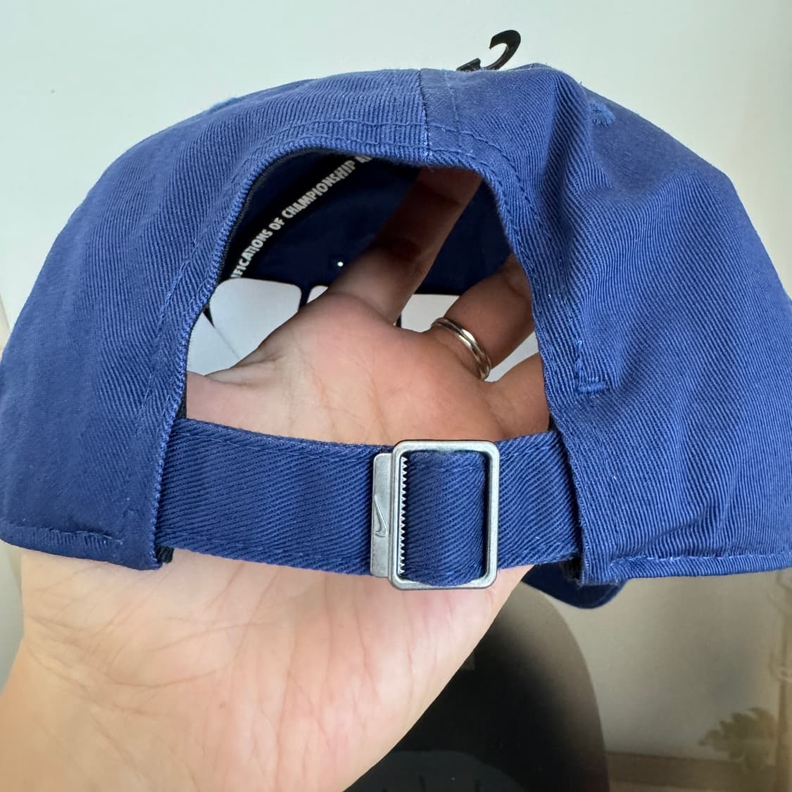 NIKE X MLB LA DODGERS LOGO ROYALBLUE CAP 상품이미지4