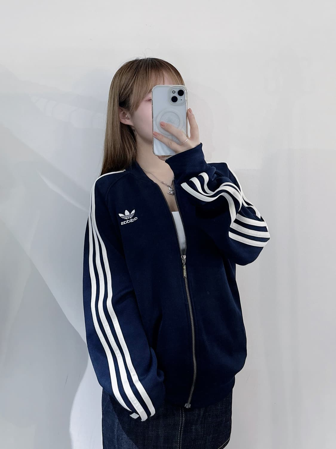 아디다스 유로파 네이비 삼선 트랙탑 상품이미지2