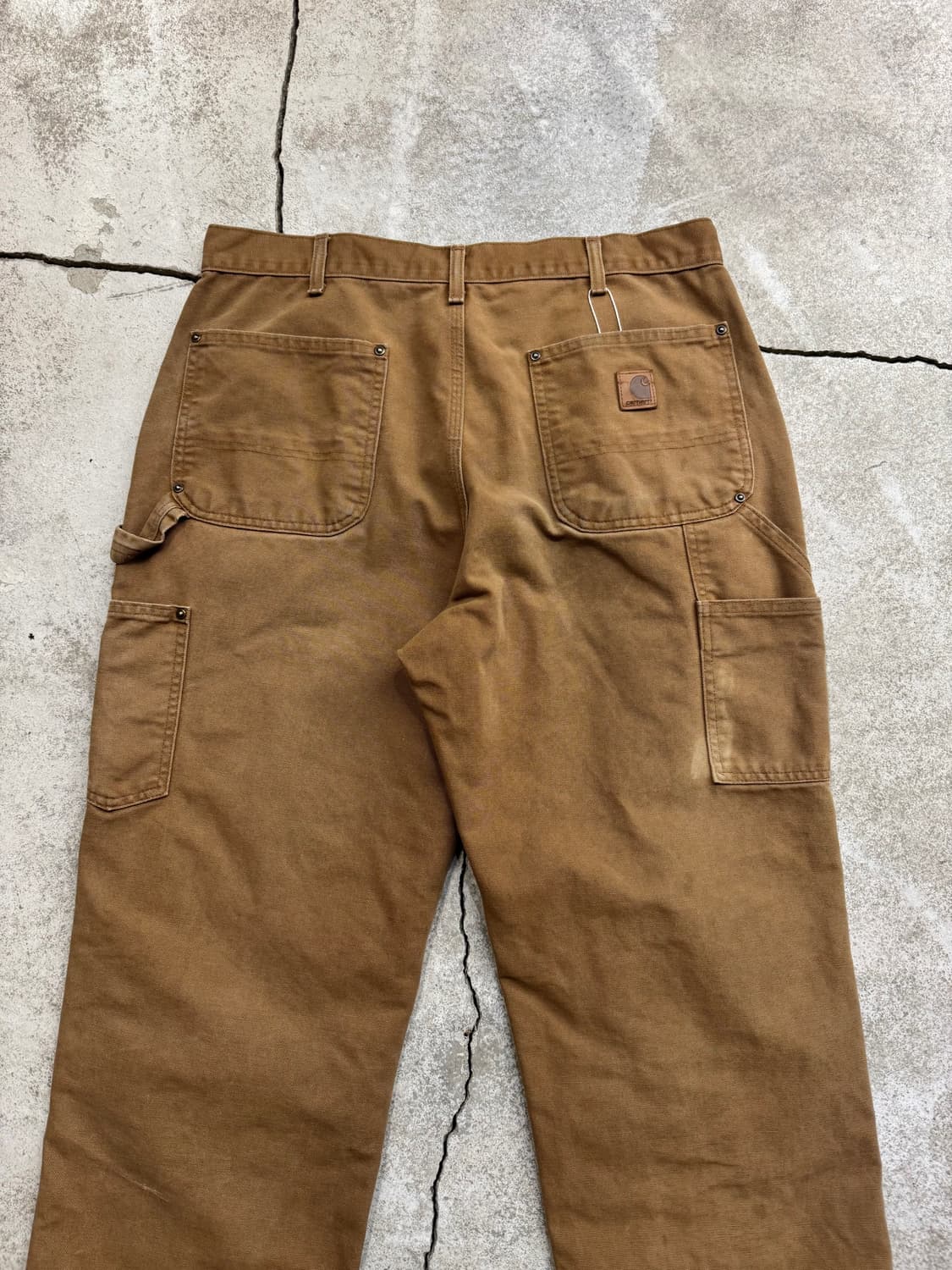 칼하트 B136 BRN 더블니 워크팬츠 상품이미지6