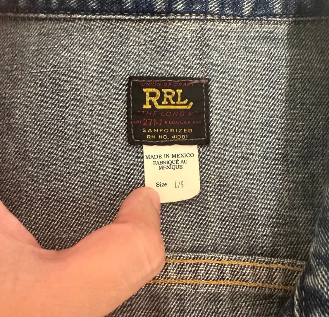 rrl lot271 리랜드 자켓 L 상품이미지3