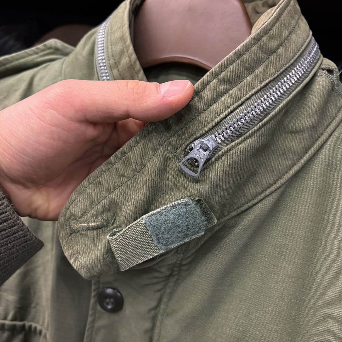 70s 오리지날 미군 M-65 필드자켓 사파리 퍼티그 자켓 N480 상품이미지8