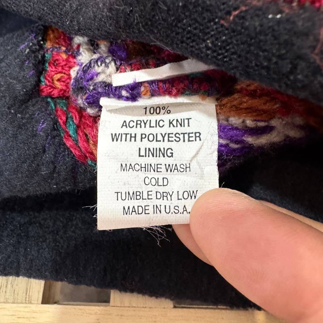 빈티지 made in usa 니트 비니 상품이미지8