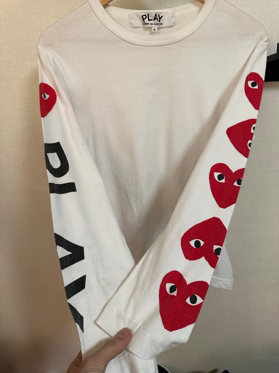 꼼데가르송 롱슬리브  S 상품이미지2