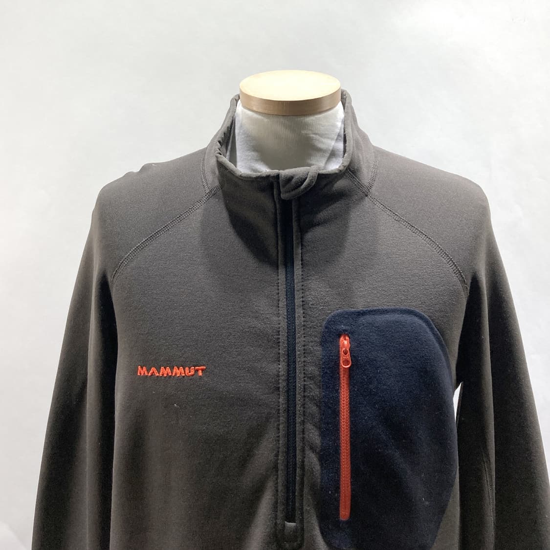 마무트 남성아웃도어기모반집업긴팔 카키 95  상품이미지2