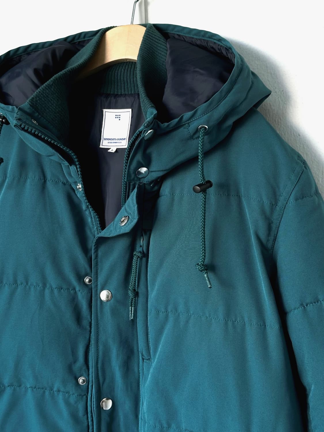 Design padded 2way hood parka 상품이미지1