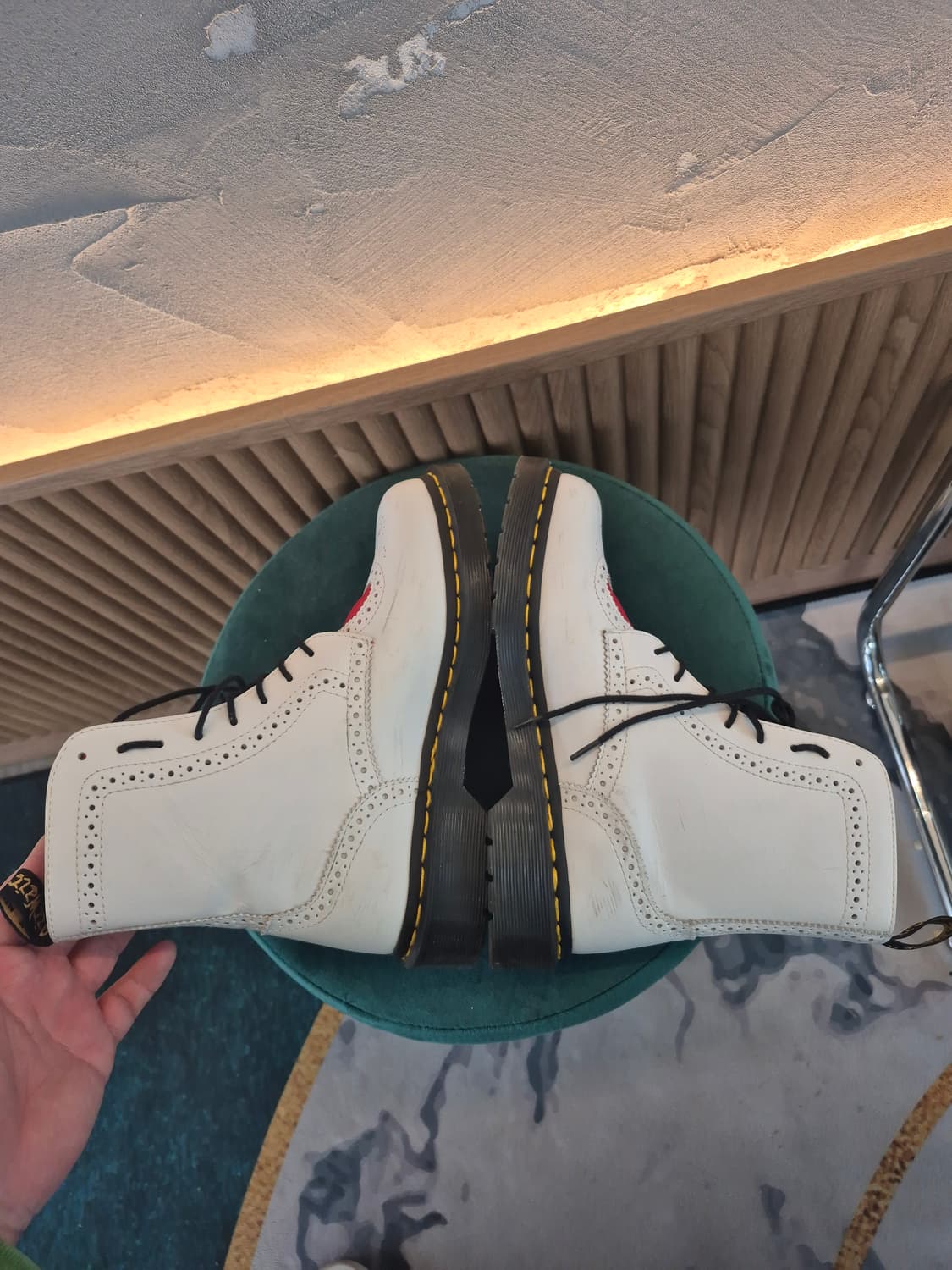 닥터마틴 화이트 부츠 UK4 EU37 (230MM) 상품이미지5