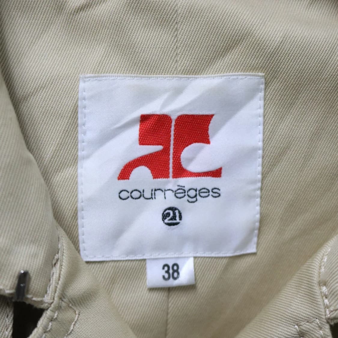 꾸레쥬 오네갸루 숏 트렌치코트  61352 상품이미지8