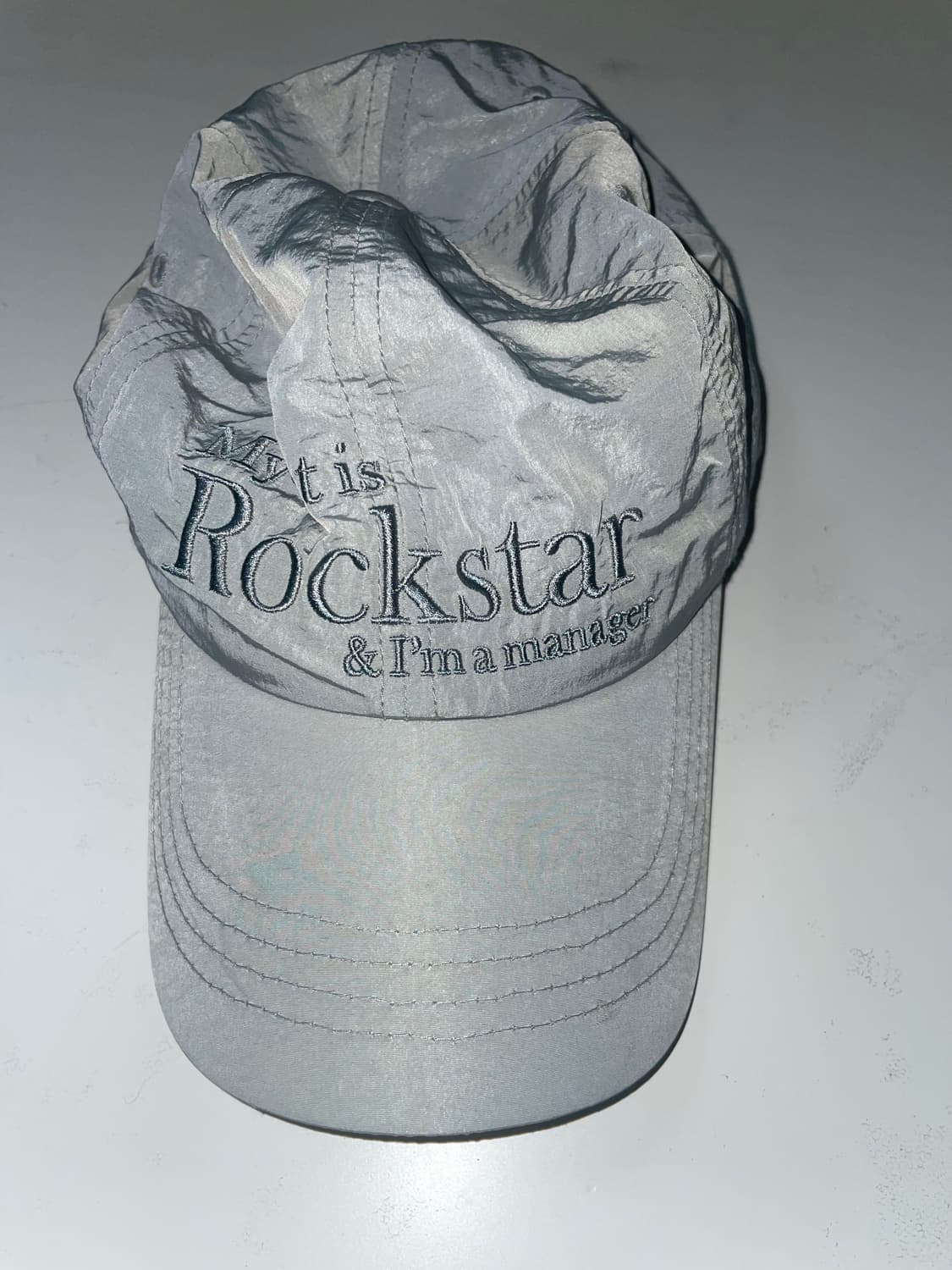 조거쉬 나일론 볼캡 라이트 그레이 상품이미지1