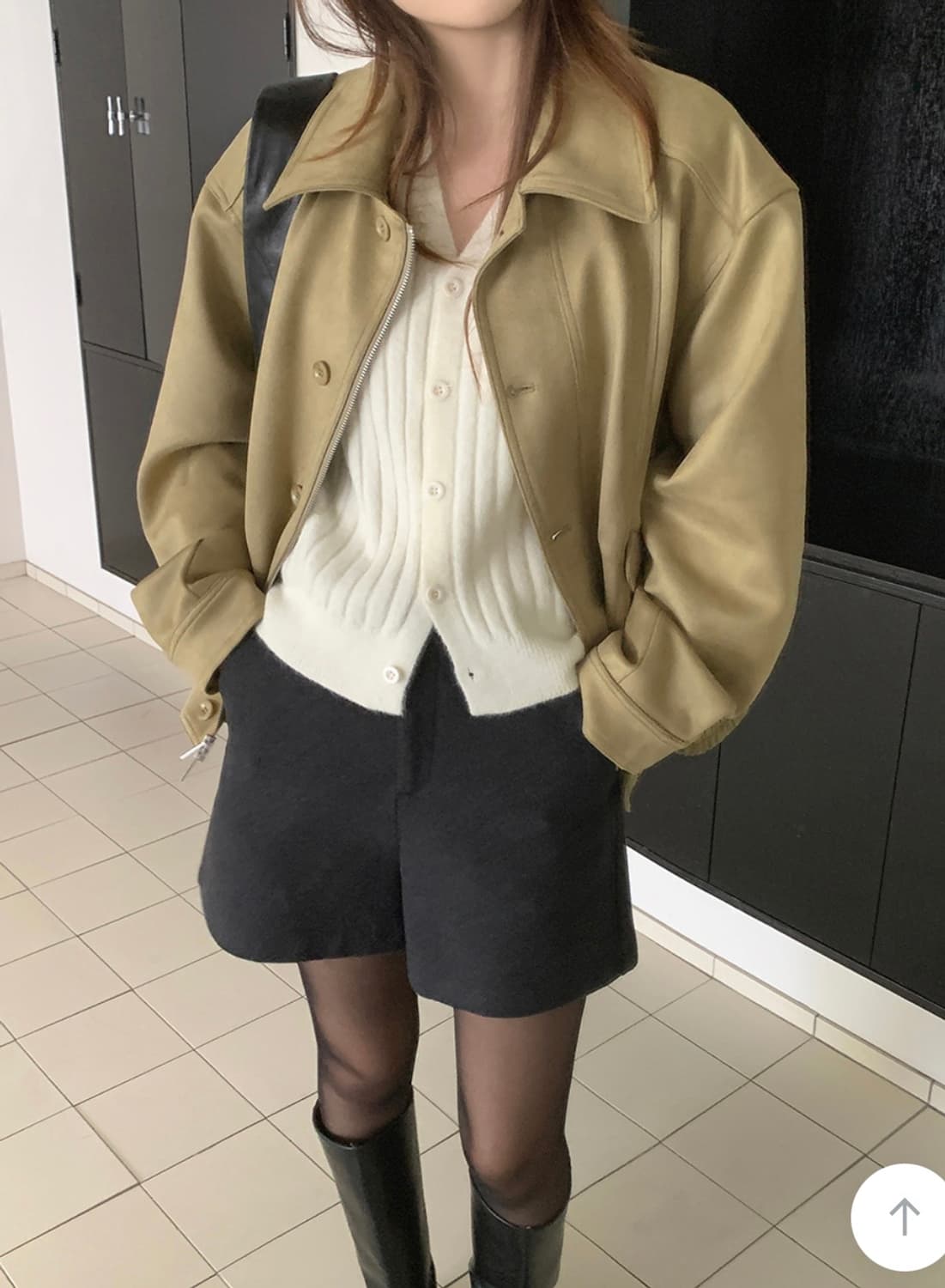 메리어라운드 ofm 베이커 울 노턱 팬츠 반바지 상품이미지1