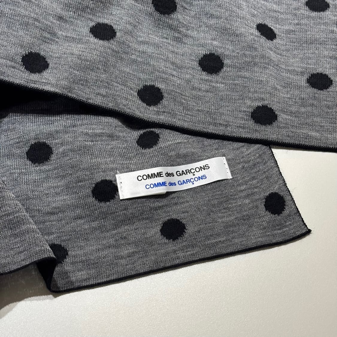 꼼데가르송 점보 도트 스톨 머플러 상품이미지3