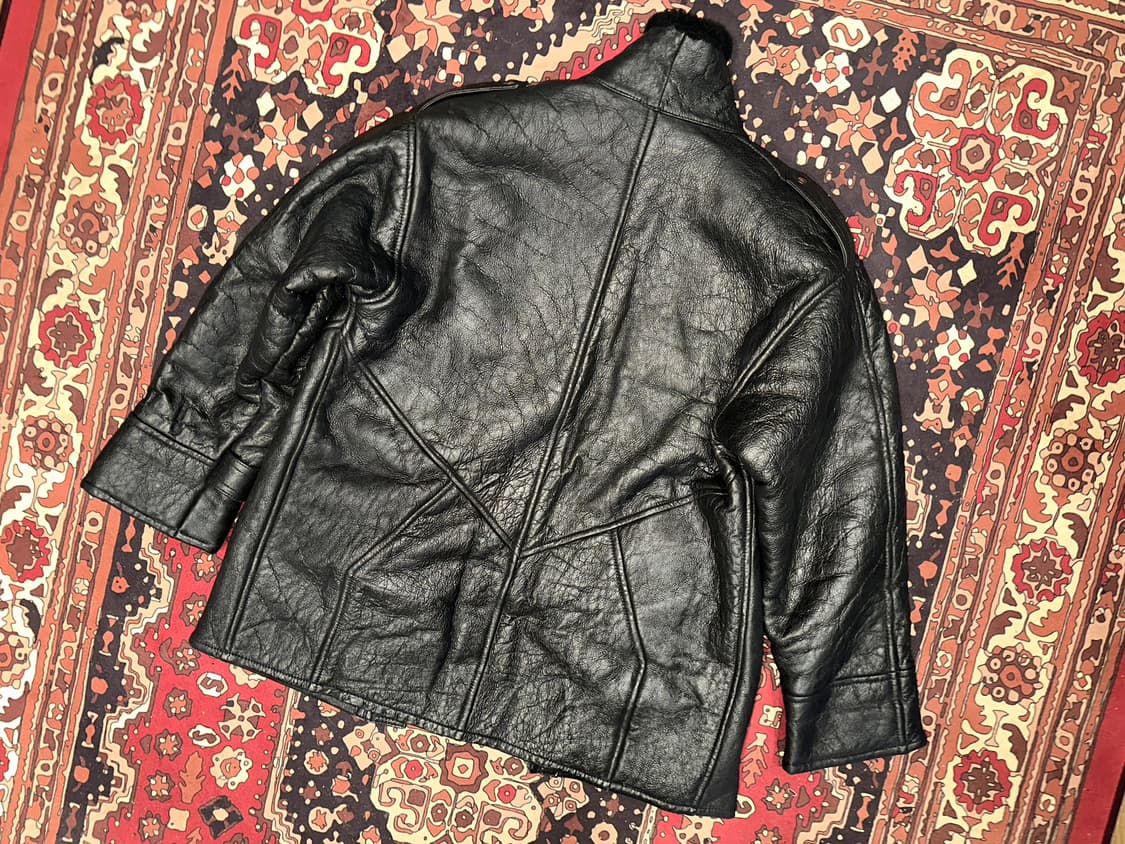 ( L-XL ) 가죽무스탕 레더자켓 양가죽무스탕 가죽코트 가죽카코트 상품이미지5