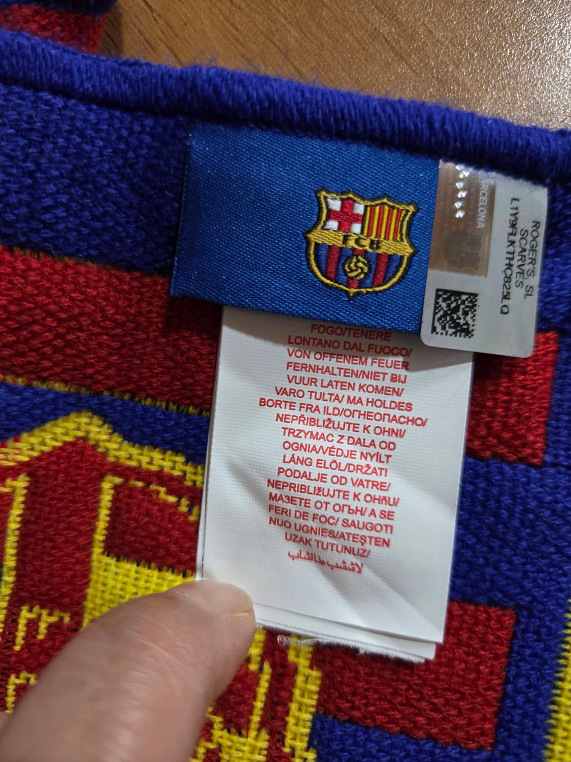 FC 바르셀로나 18/19  리버시블 머플러(정품) 상품이미지6