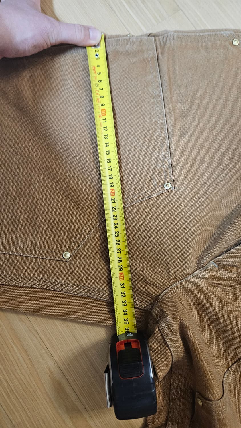 칼하트 더블니 브라운 36x32(실측참조) 상품이미지5