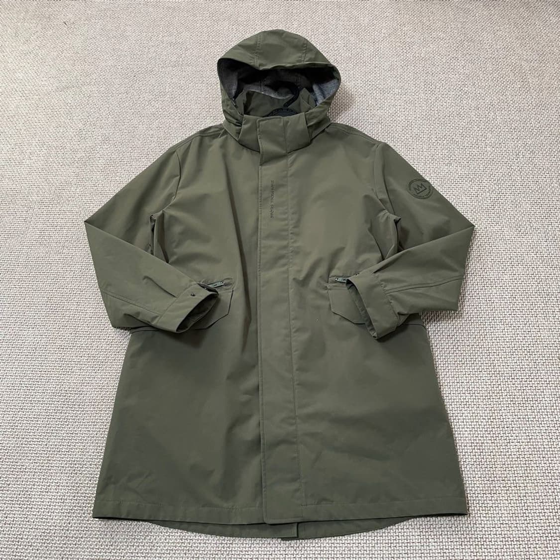 장미쉘바스키아 여성 롱 바람막이. 5239 상품이미지1