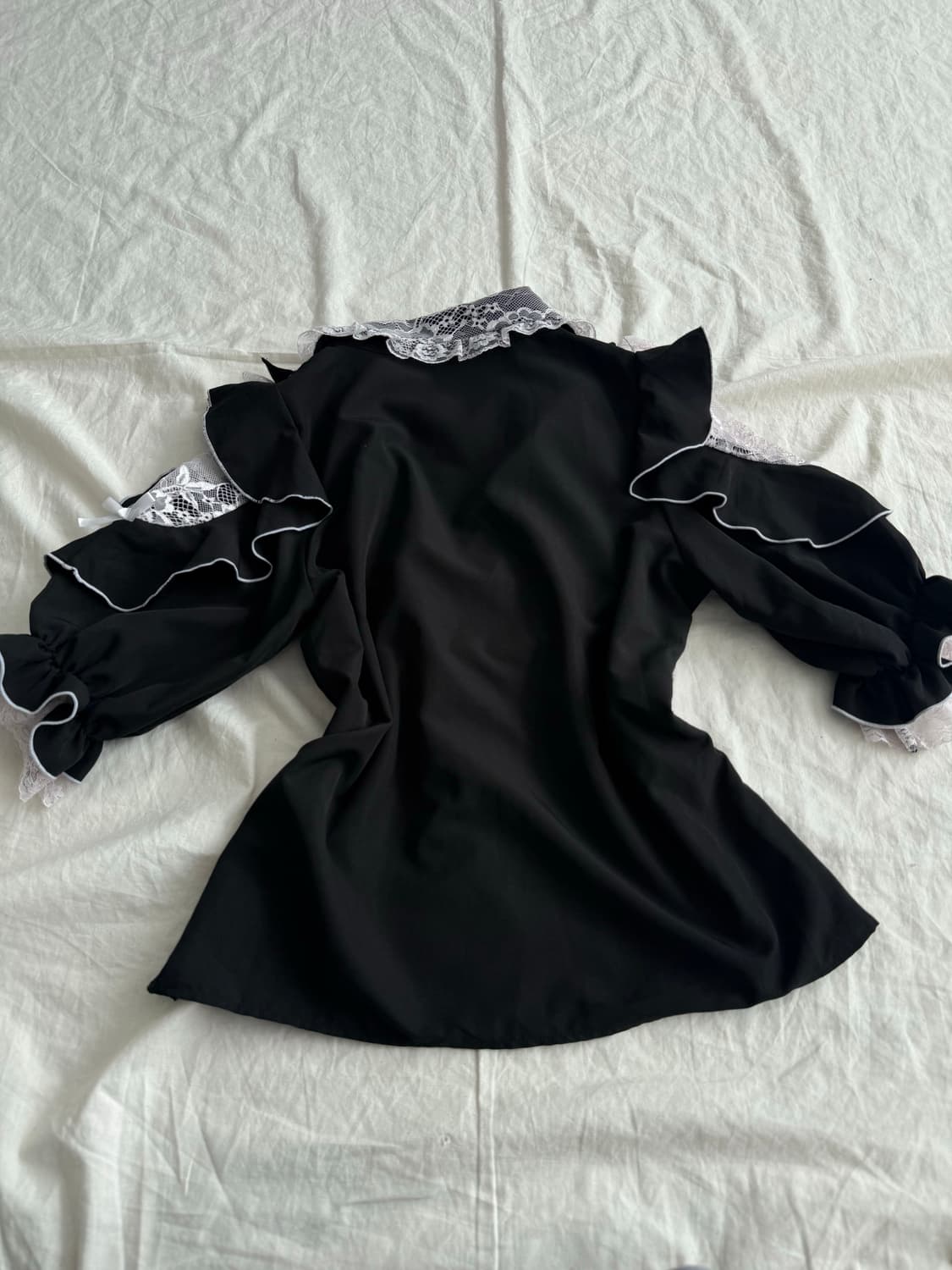 고딕 고스로리 레이스 블라우스 상품이미지4