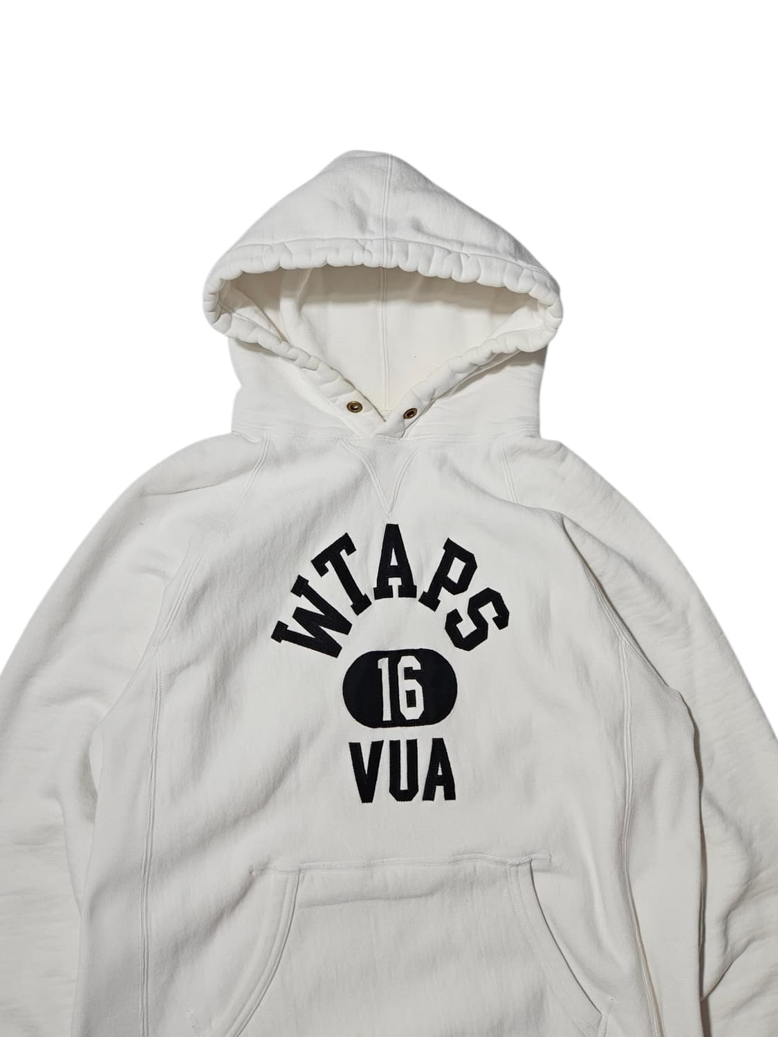 더블탭스 16SS 디자인 후드 후드티 화이트 L 상품이미지2