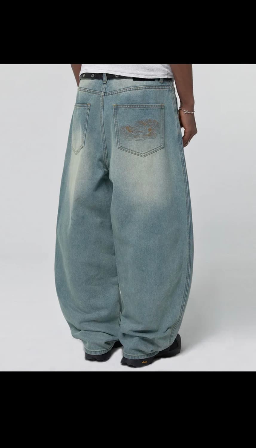 스웨이드 CONTOUR POCKET DENIM [VINTAGE BLUE] 상품이미지1