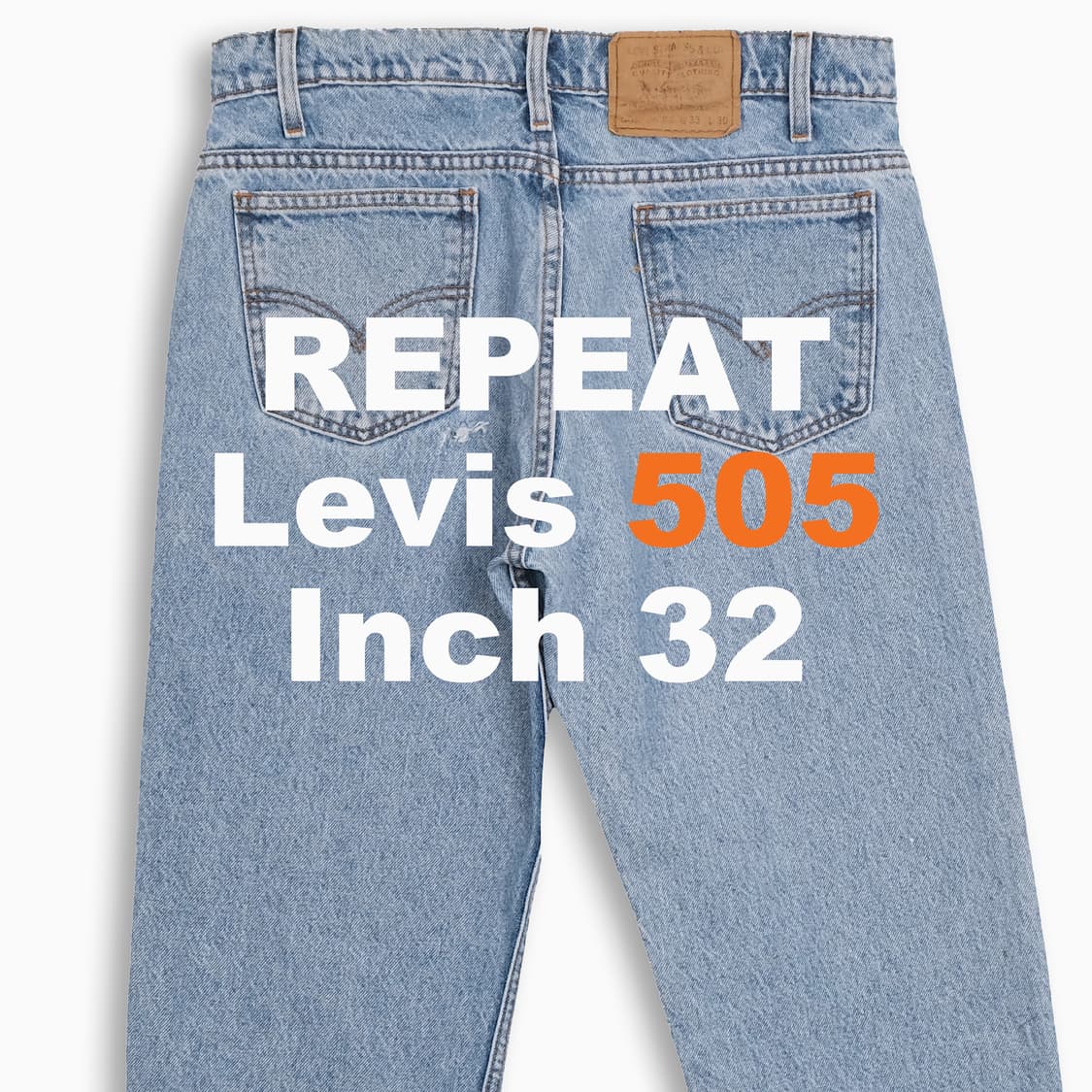 리바이스 505 오렌지탭 연청 90s 32인치 OR5053371 상품이미지1