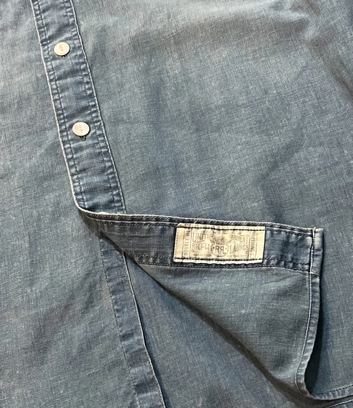 RRL 더블알엘 샴브레이 워크셔츠 상품이미지5