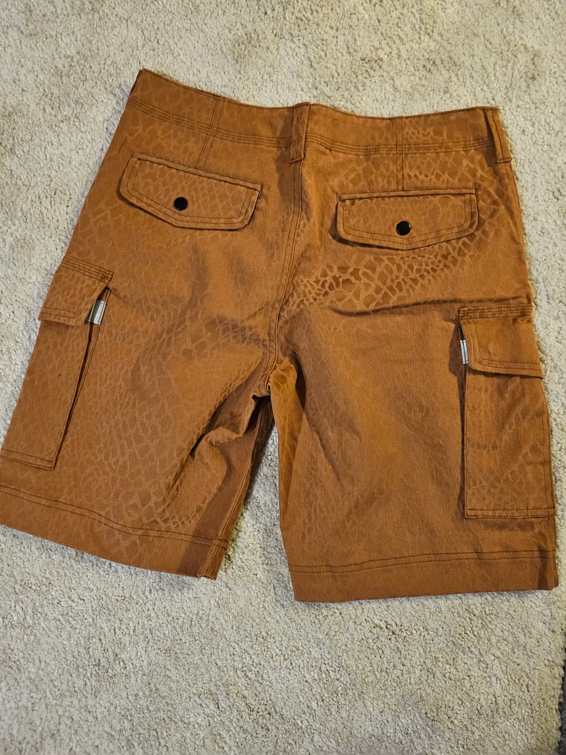 새상품(32)LRIE LIFE 남성 자카드 패턴 카고 버뮤다 팬츠 상품이미지2