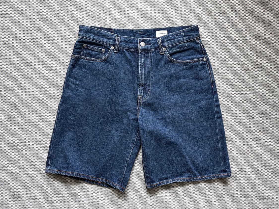 [M] 카키스 스탁 5P 진 쇼츠 반바지 다크블루  상품이미지1