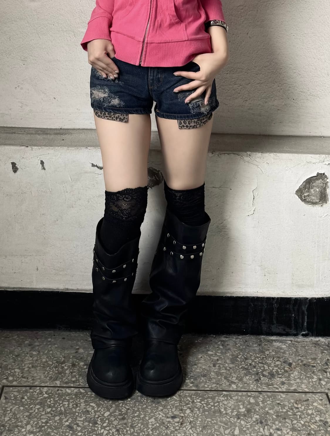 Leopard pocket shorts 상품이미지1