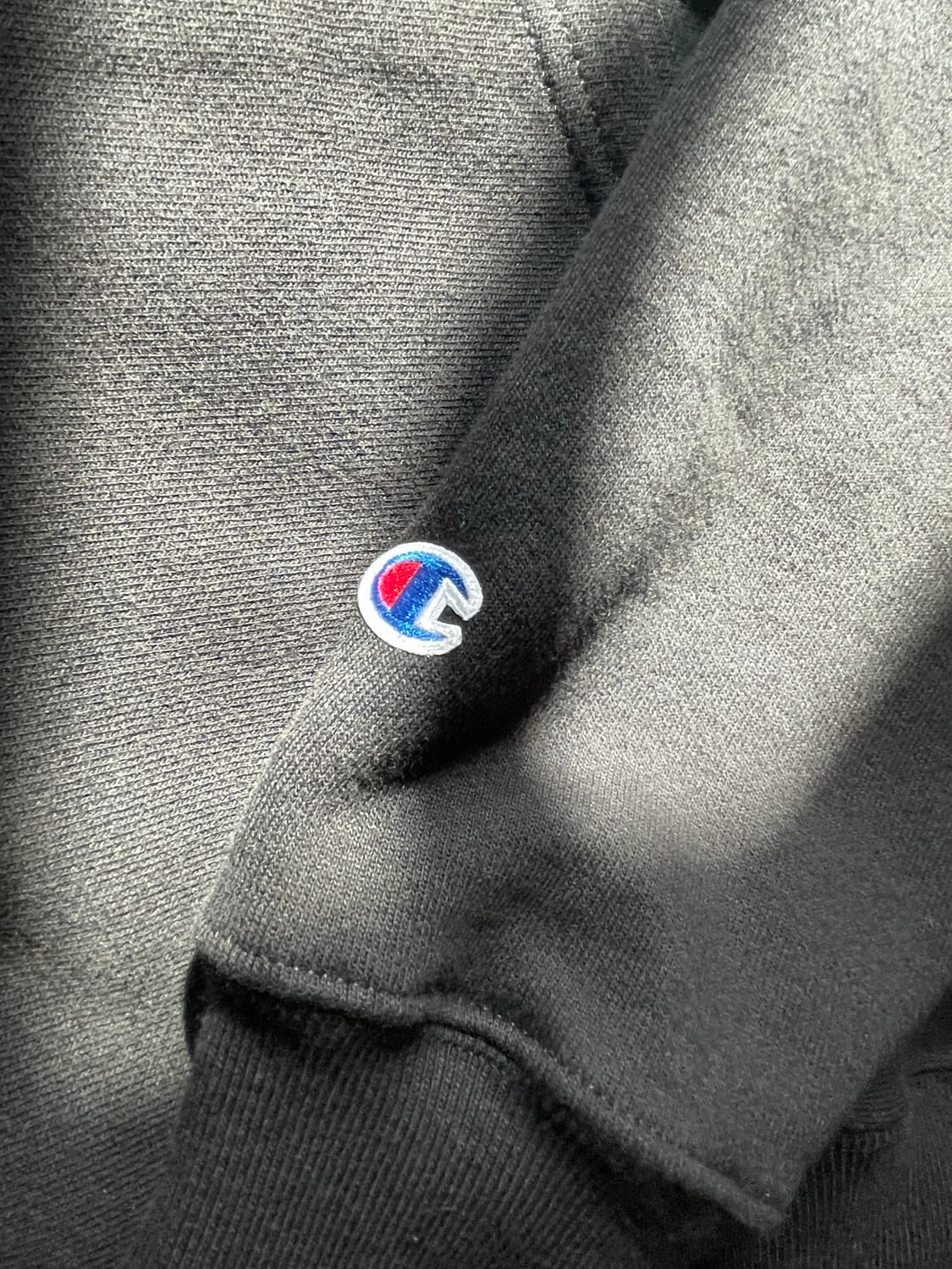 슈프림x 챔피온 후드 스웨트셔츠 블랙 L 상품이미지5