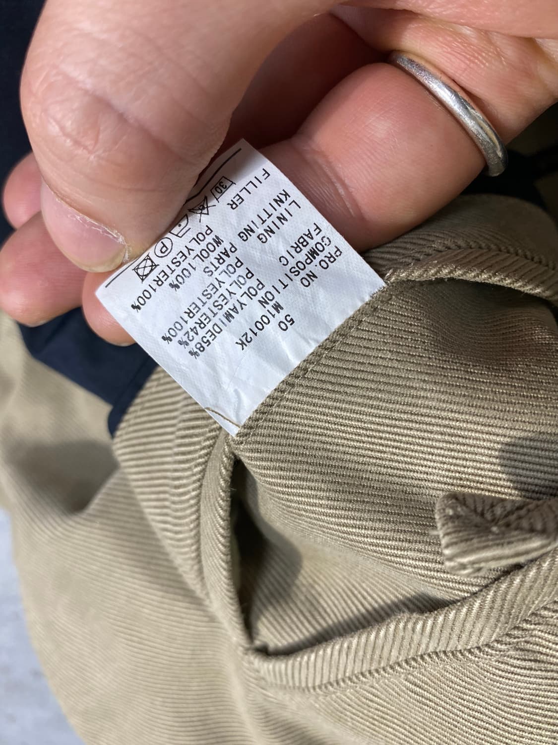 [50] Marco Azzali 이태리 미니멀 베이지 코튼 봄버자켓 상품이미지9