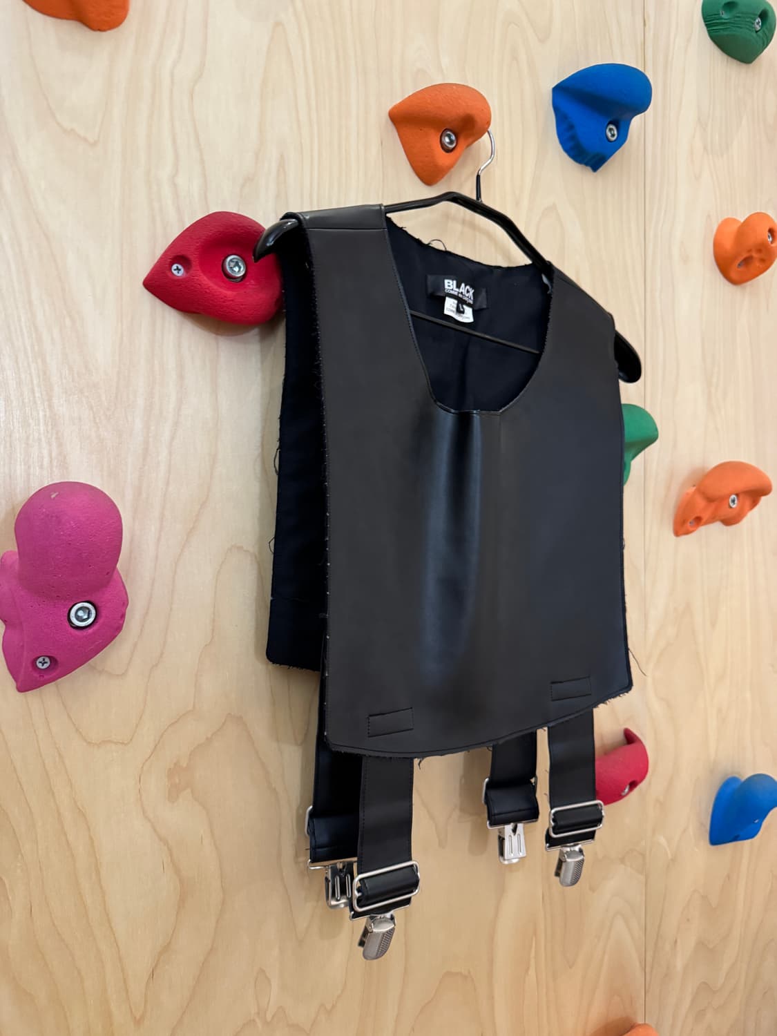 꼼데가르송 가죽 서스펜더 멜빵 조끼  상품이미지4