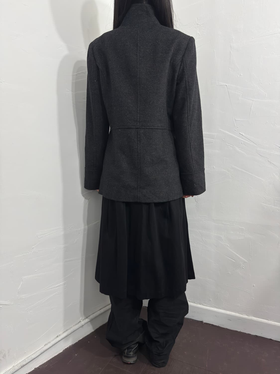 fob export button wool jacket 상품이미지5