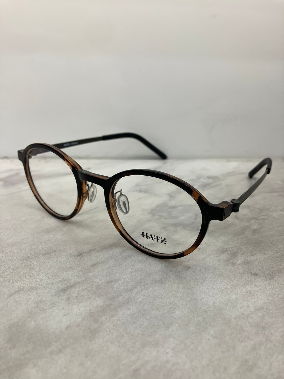 B30 하츠 Hatz 레오파드블랙 라운드 뿔테 안경(15g) 상품이미지8