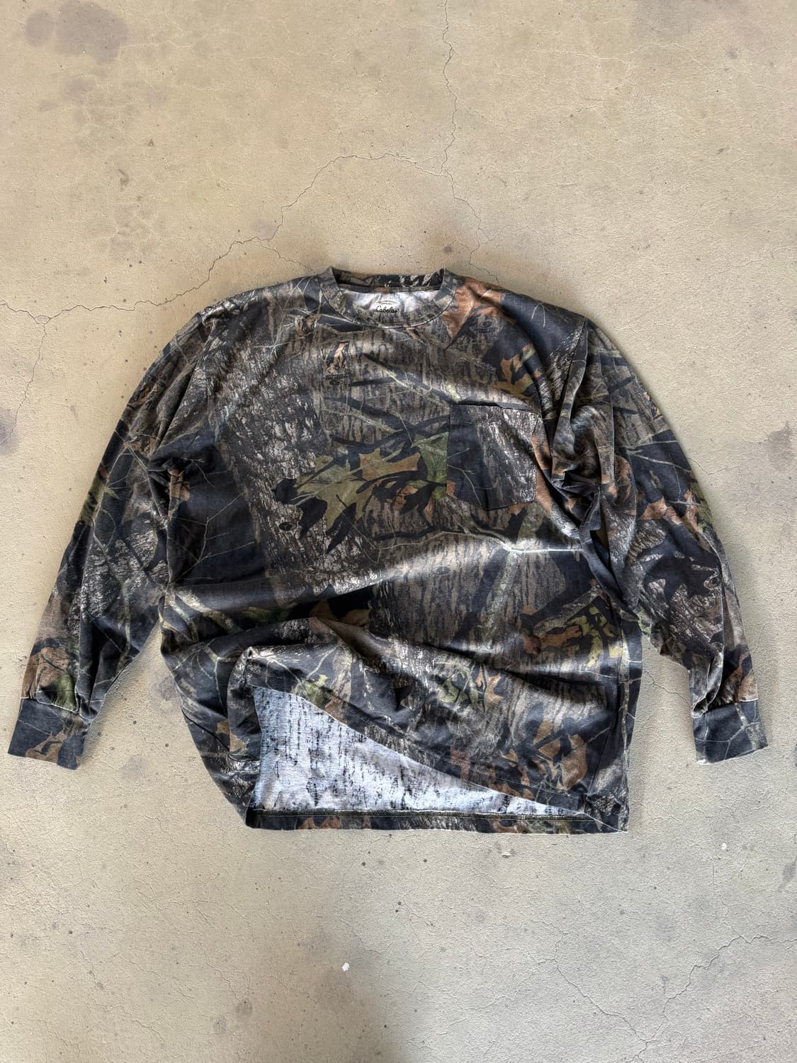  60$빈티지 블랙 리얼트리 롱슬리브 2XL 상품이미지1