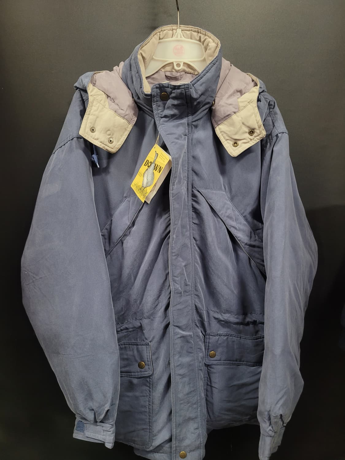 SYNTHETIC RESORT 빈티지 다운 오버핏 자켓 상품이미지1