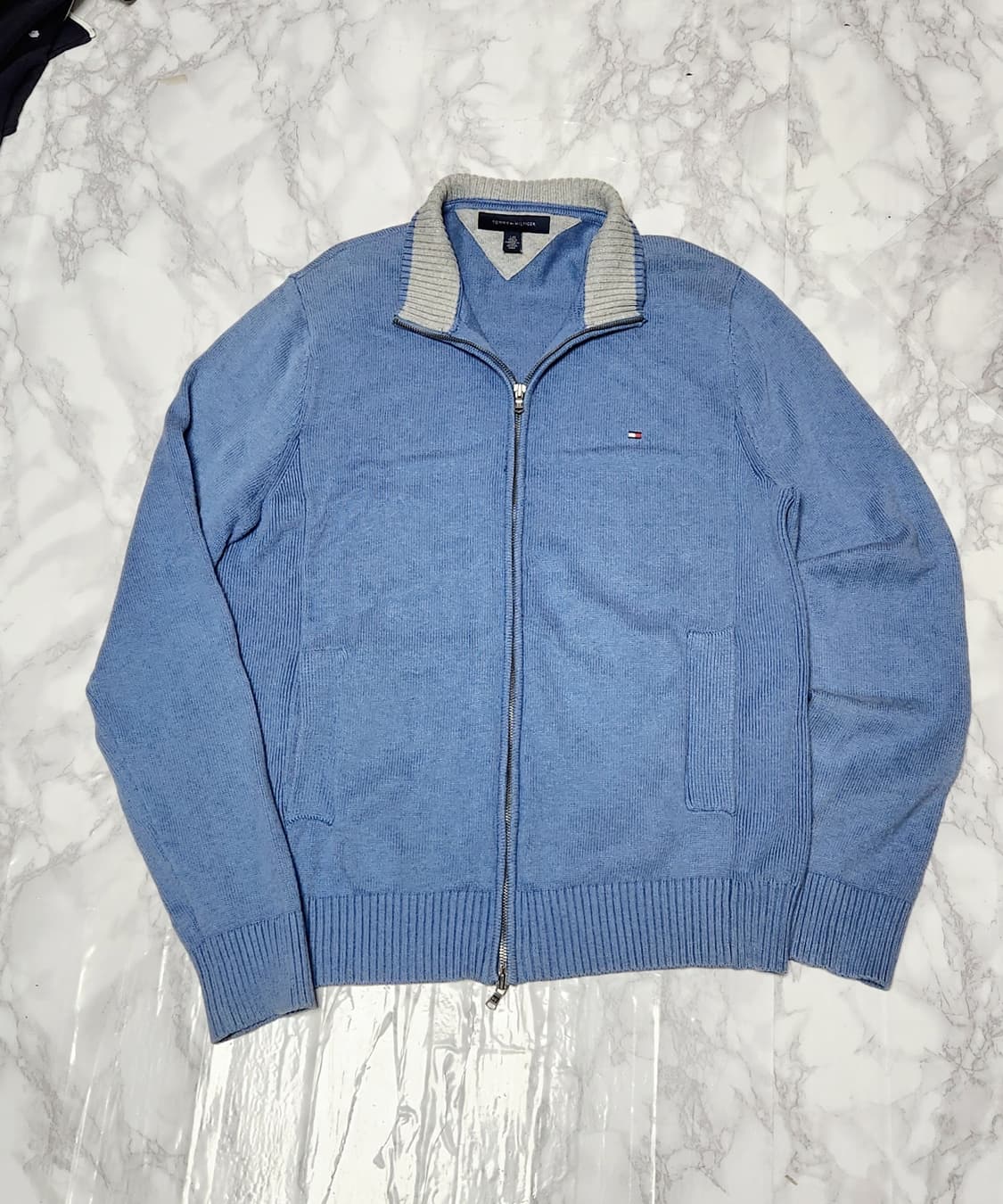 XL 타미힐피거 니트 집업 자켓 상품이미지2