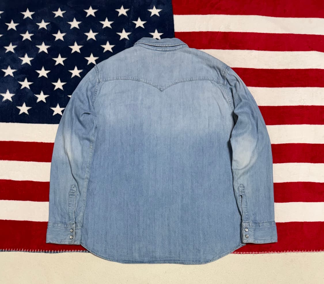 리바이스 웨스턴데님셔츠 Levi’s western shirt 빈티지 XL 상품이미지8