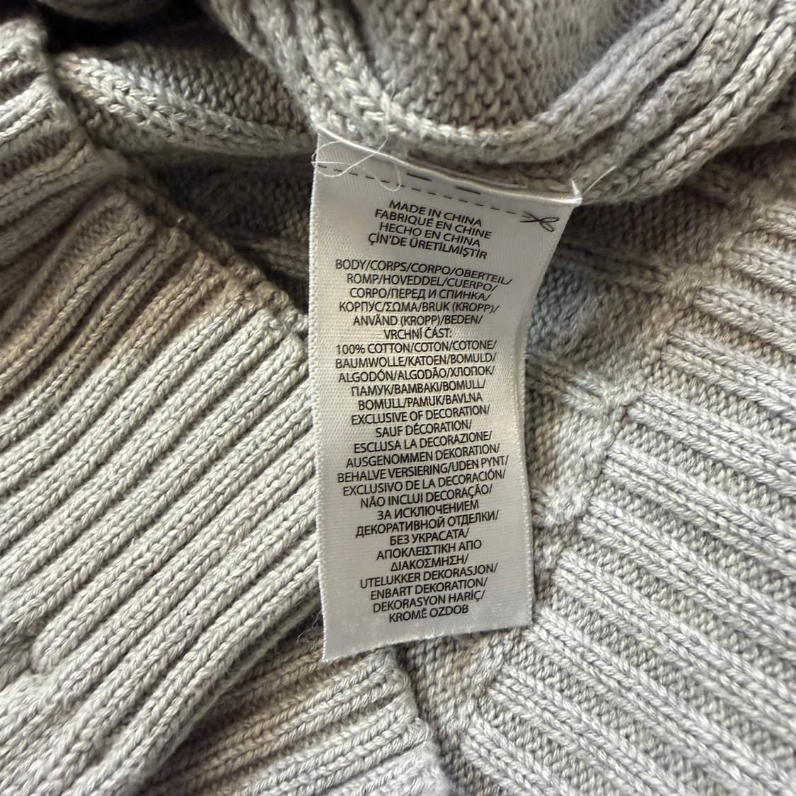 폴로 랄프로렌 케이블 라운드 니트 상품이미지3