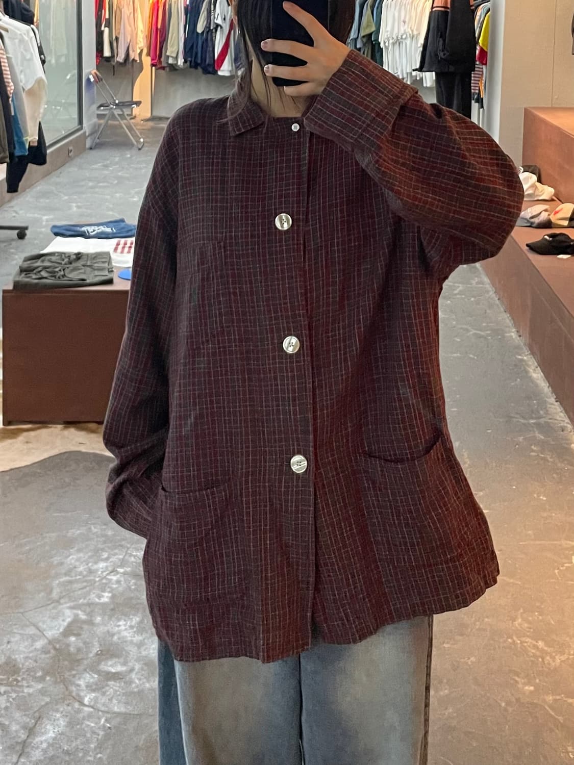 폴로 랄프로렌 빈티지 체크 셔츠 H2428 상품이미지1