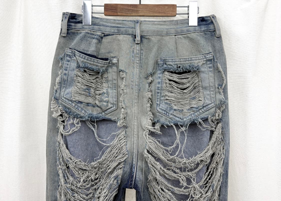 릭오웬스 게스컷 디스트로이드진 상품이미지7