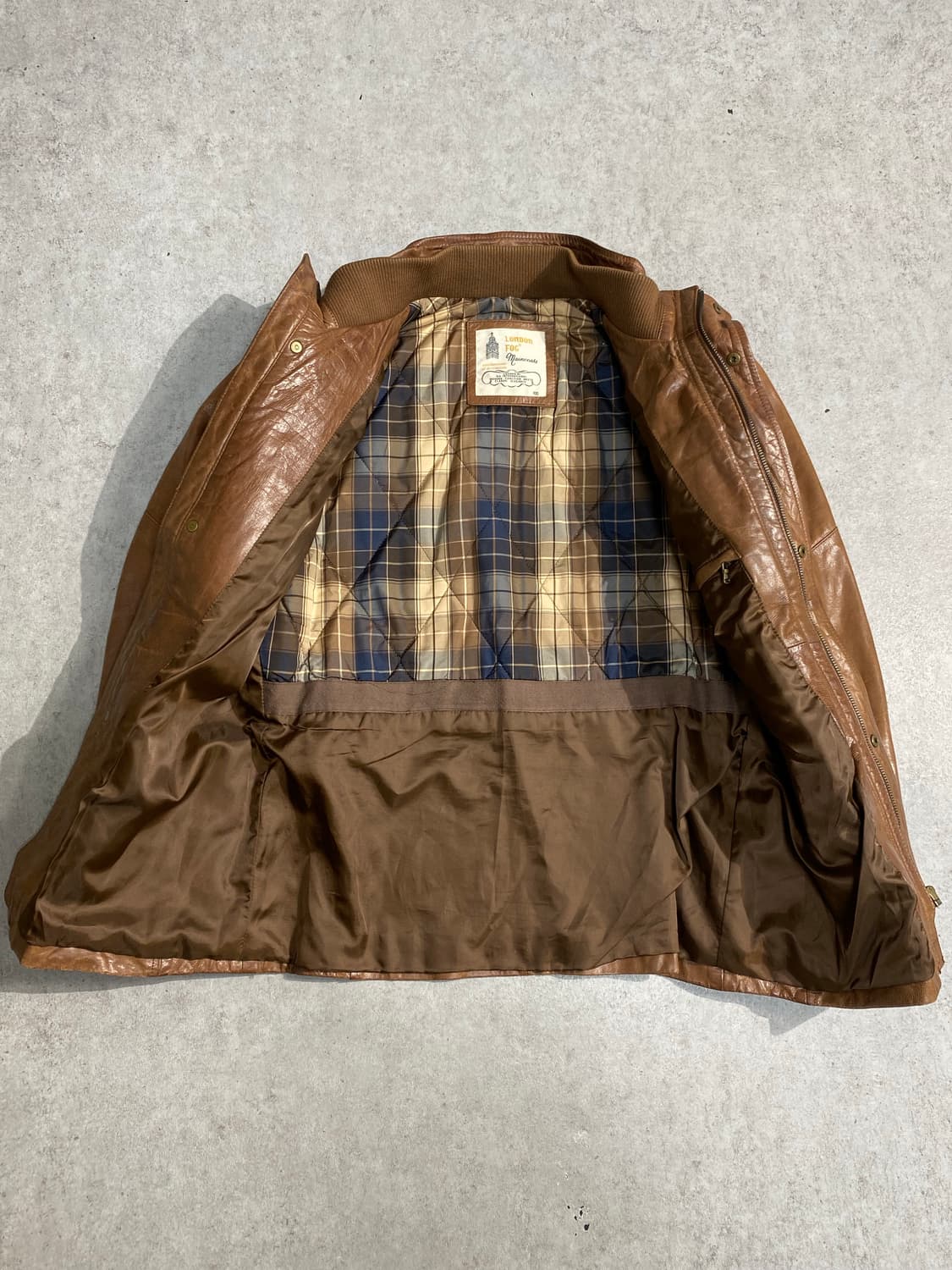 [100] London Fog 런던포그 브라운 고트스킨 필드자켓 상품이미지5